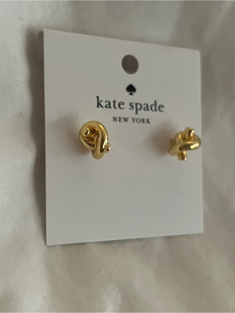 Kate Spade Gold Knot Stud Earrings